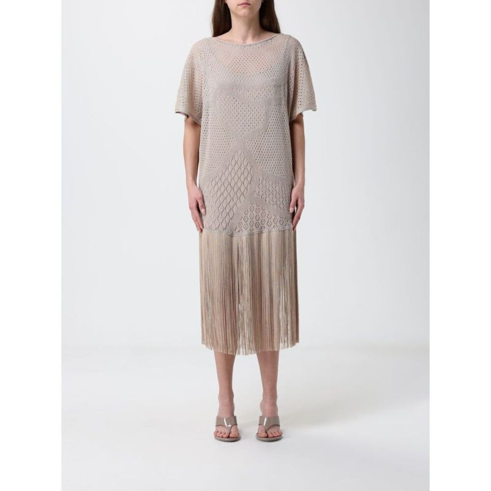 Simona Corsellini Dress Woman Beige